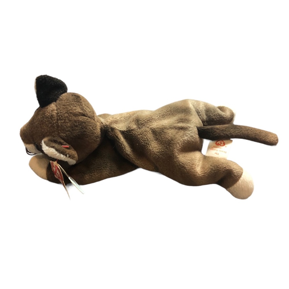 POUNCE Beanie Baby Rare Collectible 1997 5th gen hang tag 6th gen tush Pellets